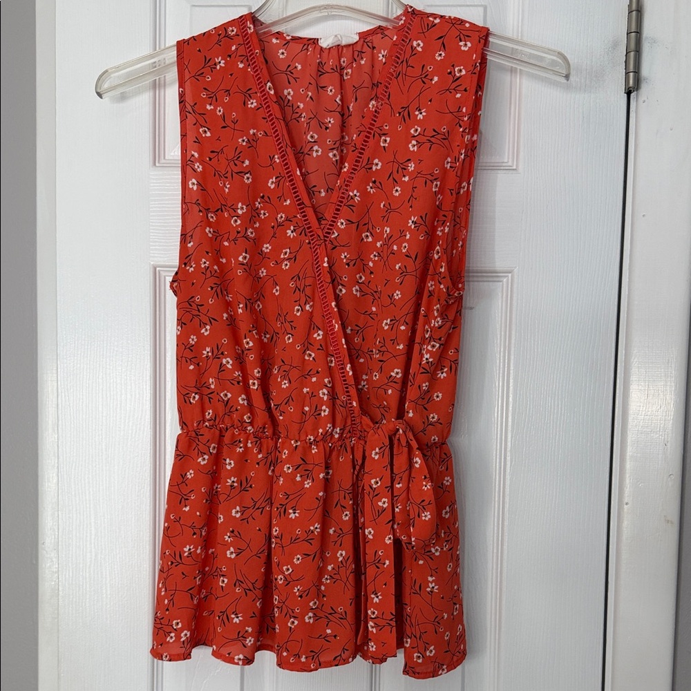 Sienna Sky Red Floral Blouse